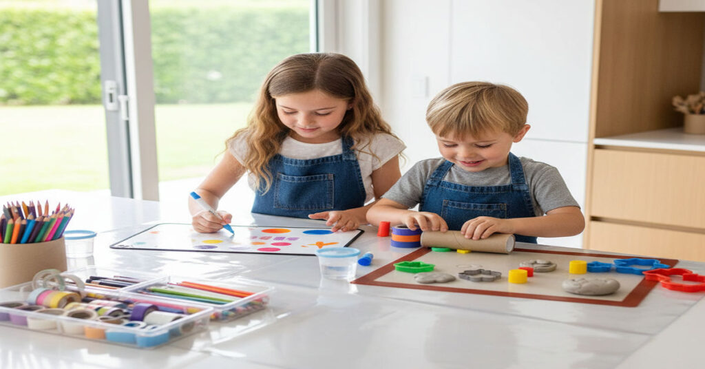 Art Projects for Kids: Mess‑Free Household Ideas